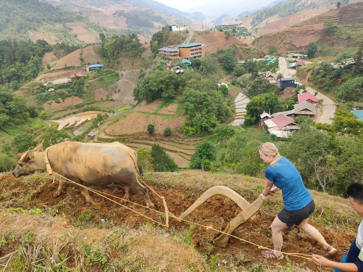 Indigenous Homestay- Trek- Food- Bus Mu Cang Chai Exterior foto