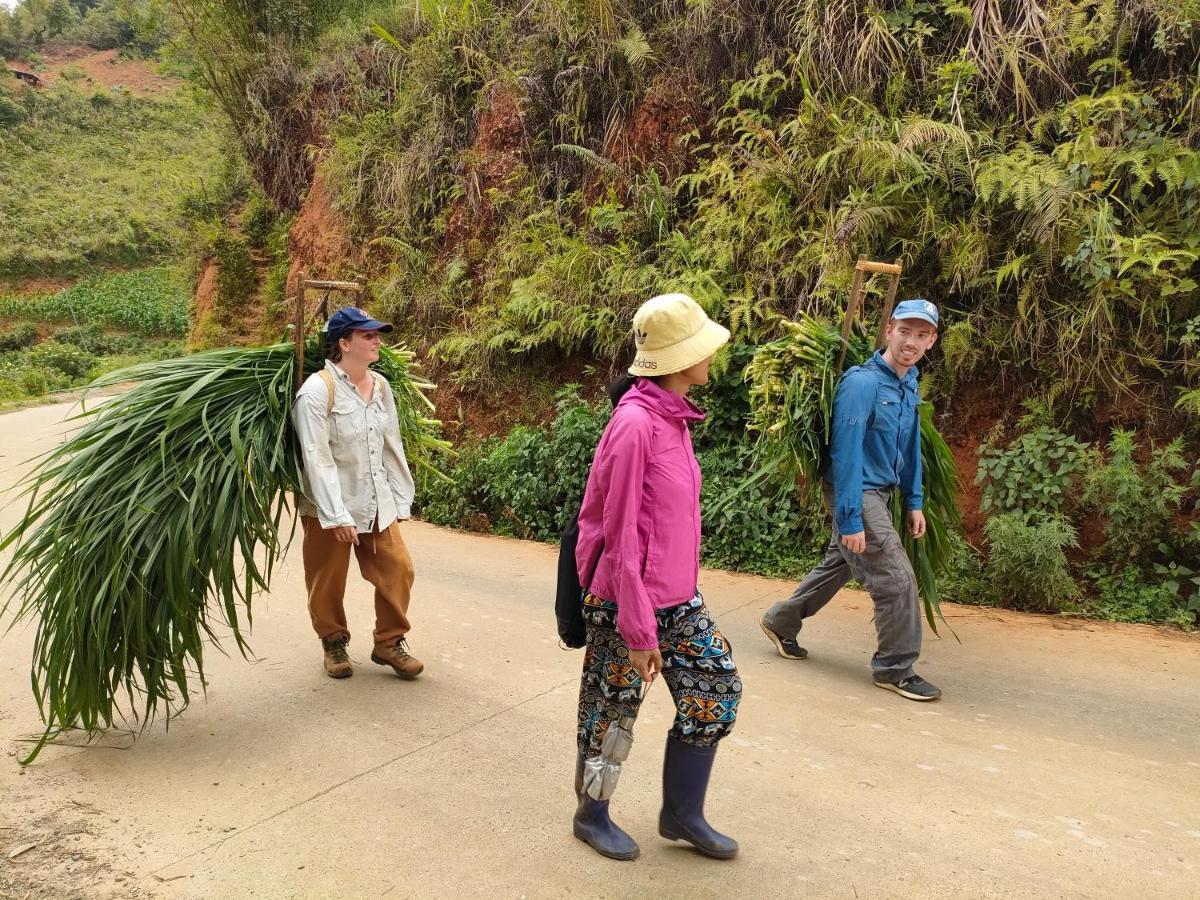 Indigenous Homestay- Trek- Food- Bus Mu Cang Chai Exterior foto